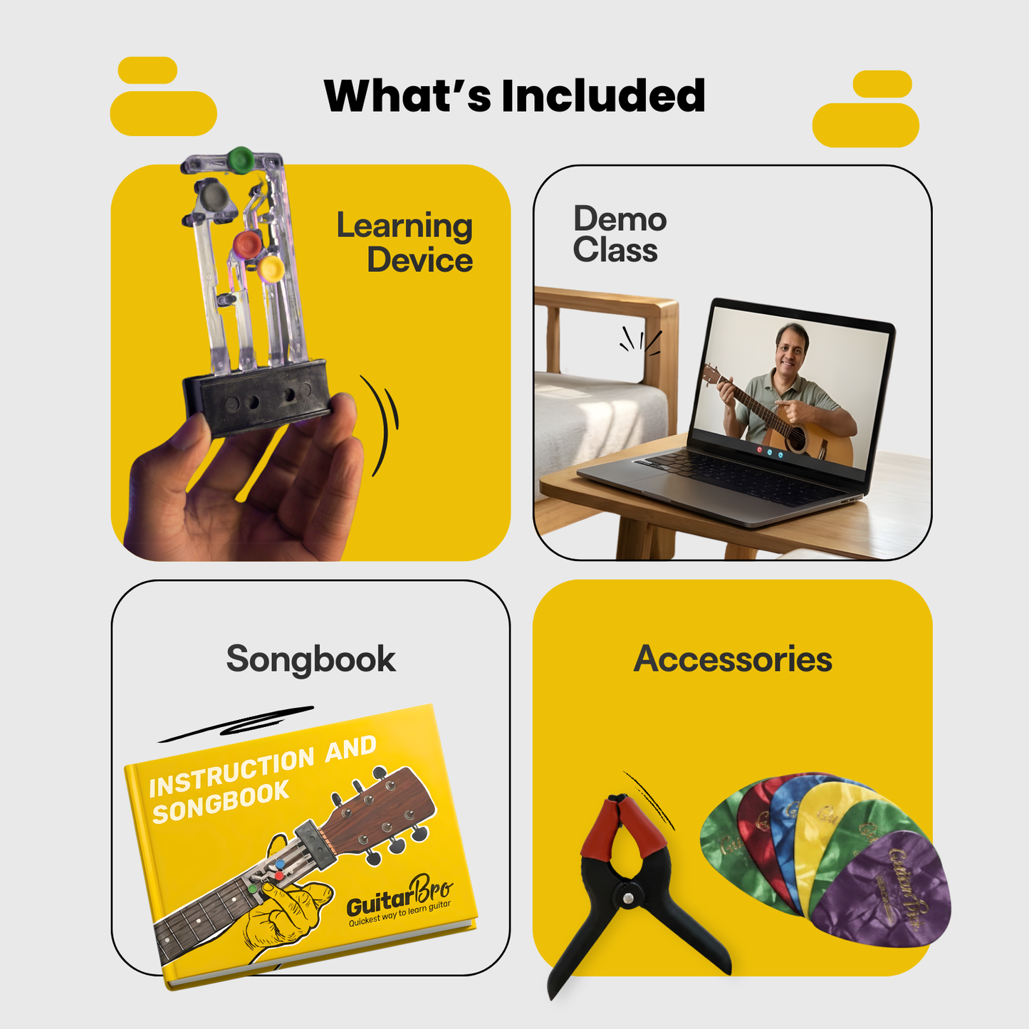 GuitarBro : Patented Tool To Learn Guitar in 30 Days