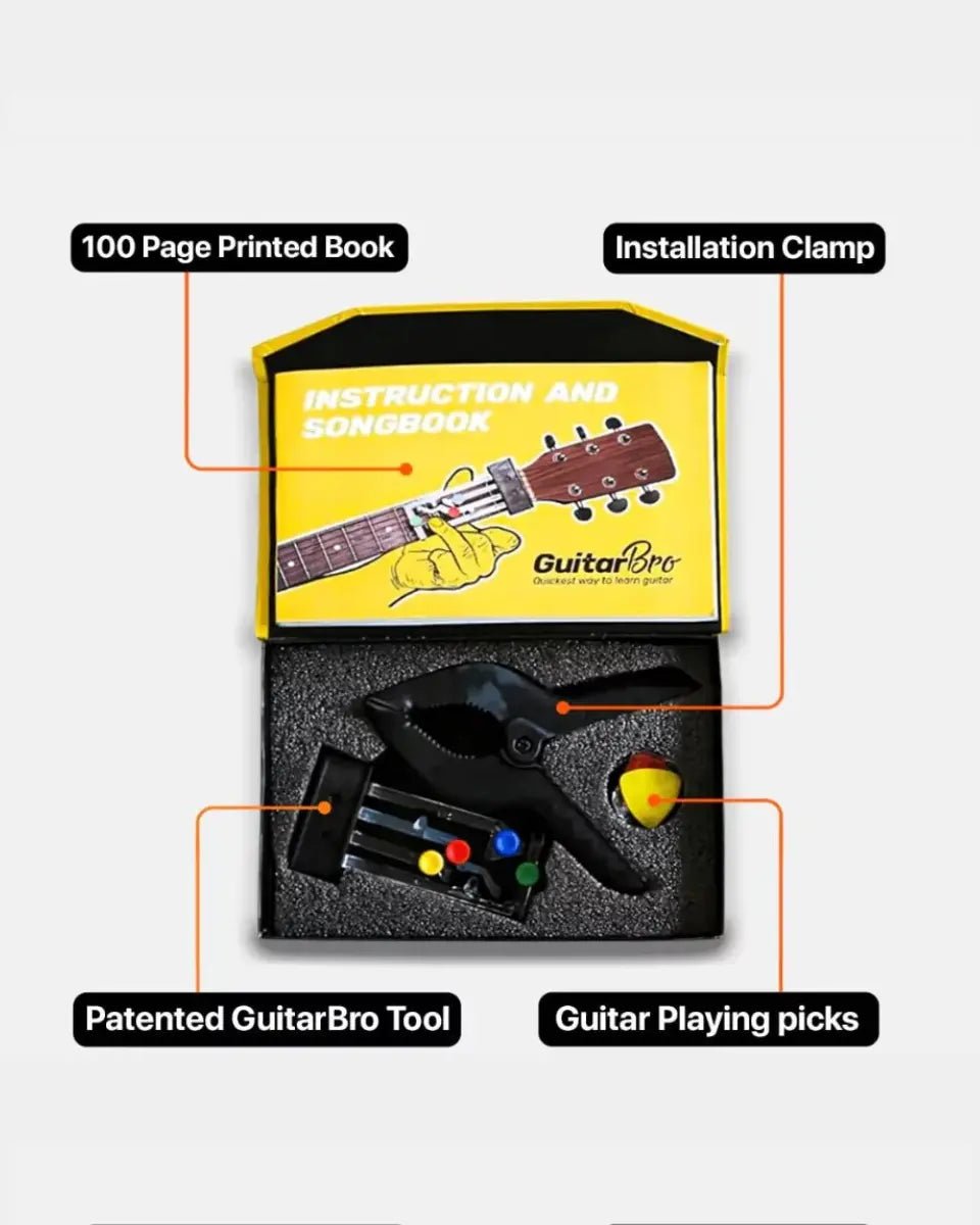 GuitarBro : Patented Tool To Learn Guitar in 30 Days - GuitarBro